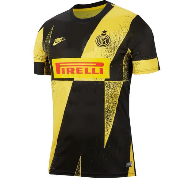 Camiseta de Entrenamiento Inter Milan 2019 2020 Amarillo Negro